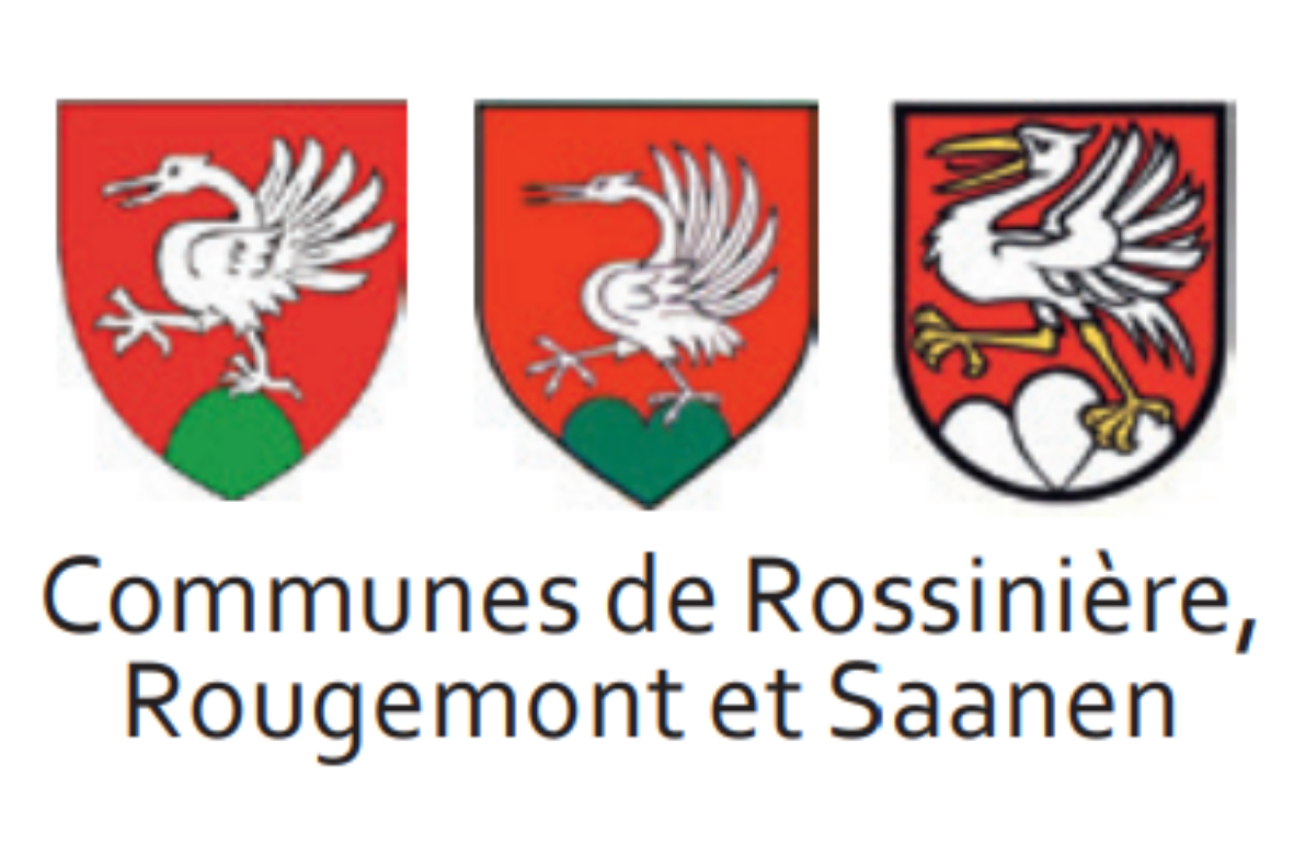 Communes de Rossinière, Rougemont et Saanen - Logos