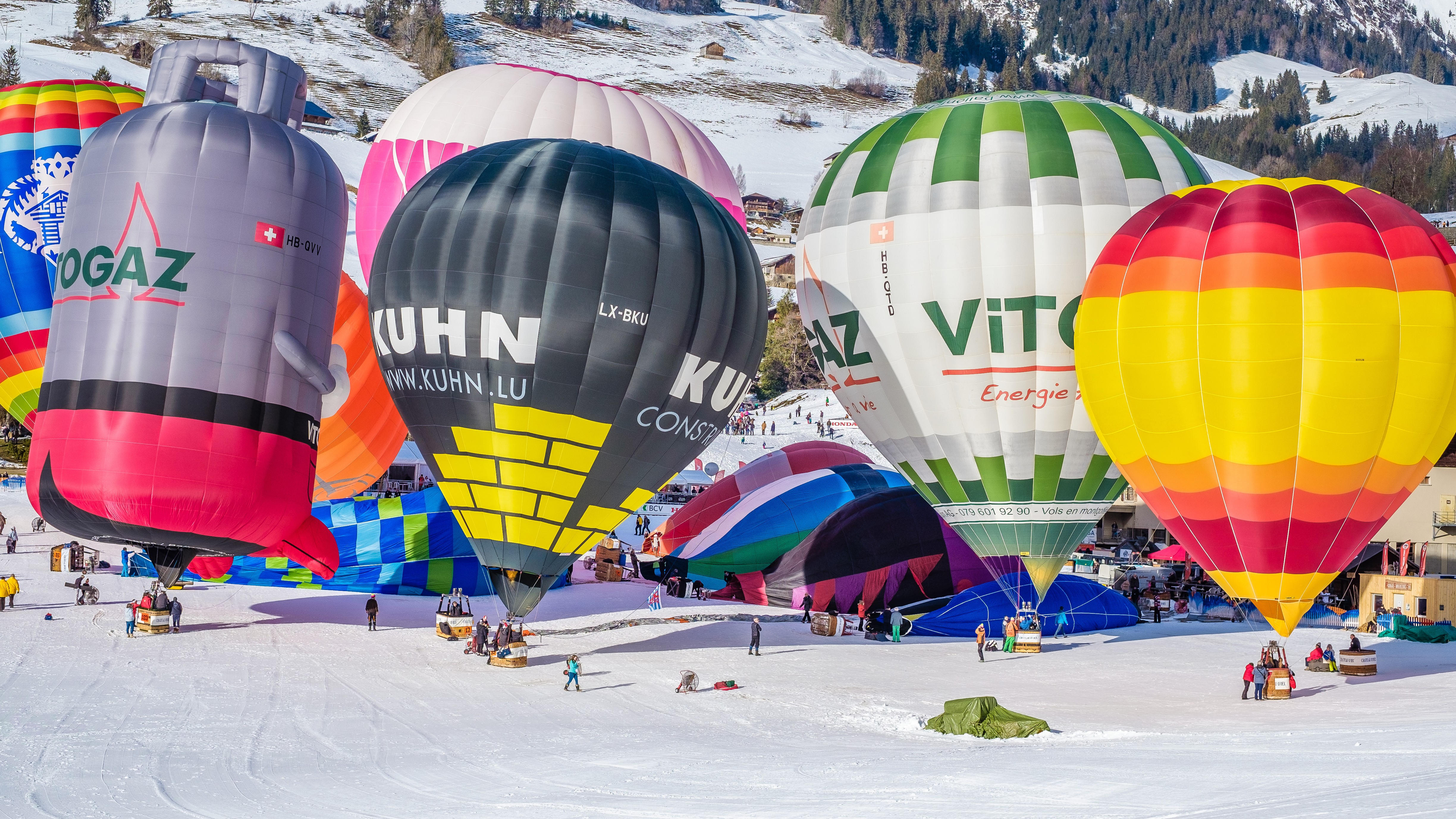 Types de ballons et montgolfières 